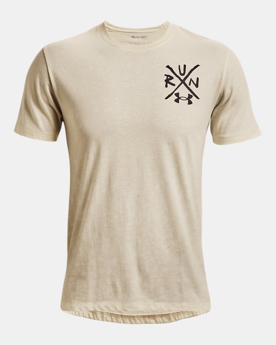 Men's UA Destroy All Miles T-Shirt, Brown, pdpMainDesktop image number 4